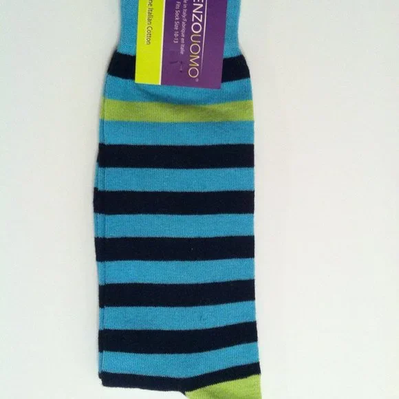 3 LORENZO UOMO MEN'S NEW COTTON BLEND DRESS SOCKSFIT SHOE SIZE: 7-13